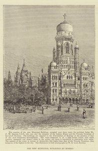 Los nuevos edificios municipales en Bombay de Henry William Brewer